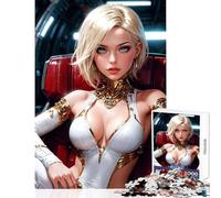 Rompecabezas de 1000 Piezas para Adolescentes Stacey Starlight en el Asiento del piloto decoración del hogar Juguetes Regalo para cumpleaños Juego Educativo Cada Pieza es única tamaño 50x75cm