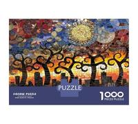 Rompecabezas De 1000 Piezas para Adolescentes Stained Glass Mosaic Art Rompecabezas para Adultos Juguetes Antiestrés Regalos De Desafío Difícil para Amigos Y Familiares 70x50cm/1000pcs