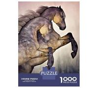 Rompecabezas De 1000 Piezas para Adolescentes Stallions Pastel Rompecabezas para Adultos Juego Práctico Difícil Regalos De Cumpleaños Y Únicos 70x50cm/1000pcs