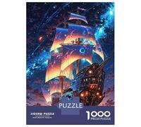 Rompecabezas De 1000 Piezas para Adolescentes Starbound Galleon Voyage Beyond The Sky Rompecabezas para Adultos Juegos Relajantes Decoración del Hogar Regalos De Cumpleaños Y Únicos 38x26cm/1000pcs