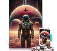 Rompecabezas de 1000 Piezas para Adolescentes Starman: Un Viaje Espacial desafío Educativo Decoración artística del hogar 38x26cm