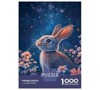 Rompecabezas De 1000 Piezas para Adolescentes Starry Bunny's Dream-2 Rompecabezas para Adultos Juego De Ingenio Una Obra De Arte Gran Regalo para Jugar 38x26cm/1000pcs