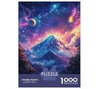 Rompecabezas De 1000 Piezas para Adolescentes Starry Mountain Majesty Rompecabezas para Adultos Juguetes Antiestrés Análisis Y Lógica Cumpleaños Y Navidad 38x26cm/1000pcs