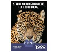 Rompecabezas De 1000 Piezas para Adolescentes Starve Your Distractions Rompecabezas para Adultos Juegos De Relajación Desafío Difícil Desafío Educativo 38x26cm/1000pcs