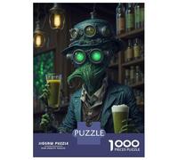 Rompecabezas De 1000 Piezas para Adolescentes Steampunk Beer Alien Pub Rompecabezas para Adultos Juego Familiar Decoración del Hogar Cumpleaños Y Navidad 70x50cm/1000pcs