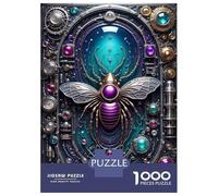 Rompecabezas De 1000 Piezas para Adolescentes Steampunk Mechanical Bee Rompecabezas para Adultos Juguetes Antiestrés Regalos para Mujeres Desafiante De Completar 38x26cm/1000pcs