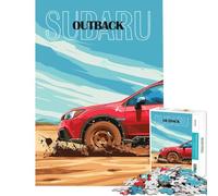 Rompecabezas de 1000 Piezas para Adolescentes Subaru Outback Off-Road Juguetes Juegos Educativos Juego de Acertijos para Toda la Familia Regalo de Cumpleaños (Tamaño 38x26cm)