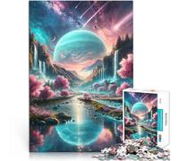 Rompecabezas de 1000 Piezas para Adolescentes Sueños cósmicos Entrena tu Cerebro y Tus Manos Decoración artística del hogar 75x50cm