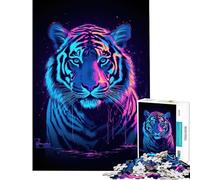 Rompecabezas de 1000 Piezas para Adolescentes Sueños lúcidos Tigre Actividades Divertidas en casa Desafío difícil Juego práctico Apto para Mayores de 14 años 50x75cm