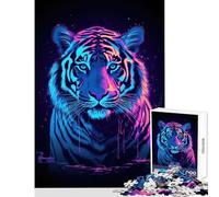 Rompecabezas de 1000 Piezas para Adolescentes sueños lúcidos Tigre decoración del hogar Juguetes Regalo de cumpleaños Juegos relajantes Actividades Divertidas en casa tamaño 50x75cm