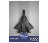 Rompecabezas De 1000 Piezas para Adolescentes Sukhoi T50 SU 57 Rompecabezas para Adultos Juegos Relajantes Decoración De Pared para Cumpleaños, Navidad 52x38cm/1000pcs