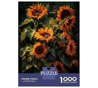 Rompecabezas De 1000 Piezas para Adolescentes Sunflower Bouquet Rompecabezas para Adultos Juegos Relajantes Desafío Difícil Diversión En Casa Actividades, 70x50cm/1000pcs