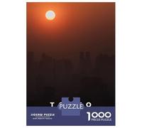 Rompecabezas De 1000 Piezas para Adolescentes Sunset on Tokyo Rompecabezas para Adultos Juegos Divertidos Regalos para Mujeres Desafiantes De Completar 70x50cm/1000pcs
