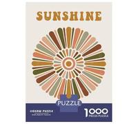 Rompecabezas De 1000 Piezas para Adolescentes Sunshine The Best Medicine Art Print Rompecabezas para Adultos Juegos Relajantes Vacaciones En Casa Matar El Tiempo 38x26cm/1000pcs