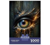 Rompecabezas De 1000 Piezas para Adolescentes Surreal Eye with Golden Tears Rompecabezas para Adultos Juegos Divertidos Decoración Cumpleaños, Navidad 70x50cm/1000pcs