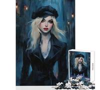 Rompecabezas de 1000 Piezas para Adolescentes Susurro de Medianoche Juguete Decorativo de Pared Regalo Divertido Juego Familiar con Piezas aleatorias Que se entrelazan (tamaño 38x52cm)