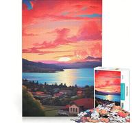 Rompecabezas de 1000 Piezas para Adolescentes SUVA Pintura al óleo Juegos Familiares Retos para completar Regalos para Amigos y Familiares 50x75cm