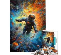 Rompecabezas de 1000 Piezas para Adolescentes Swallowed by The Universe (Engullidos por el Universo) Rompecabezas para Adultos Juegos relajantes Divertidos y con Humor para cumpleaños y Navidad