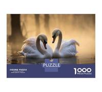 Rompecabezas De 1000 Piezas para Adolescentes Swans on The Lake Rompecabezas para Adultos Juego Práctico Decoración Gran Regalo para Jugar 38x26cm/1000pcs
