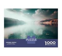 Rompecabezas De 1000 Piezas para Adolescentes Swimming in The Dead Sea Rompecabezas para Adultos Juguete Decoración De Pared Patrón De Montaje Gran Regalo para Jugar 38x26cm/1000pcs