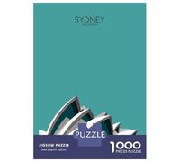 Rompecabezas De 1000 Piezas para Adolescentes Sydney Travel Snippet Rompecabezas para Adultos Juego Familiar Pero Divertido Y Humorístico Desafiante De Completar 38x26cm/1000pcs