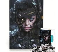 Rompecabezas de 1000 Piezas para Adolescentes T 1000 Robot Girl Juego Educativo Carrera de Velocidad de Manos Juego de desafío único 50x75cm