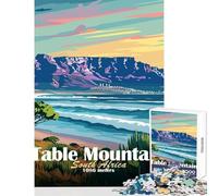 Rompecabezas de 1000 Piezas para Adolescentes Table Mountain Sudáfrica Juguete Educativo Regalo de cumpleaños Juego de ingenio colección de Artistas Bellas Artes tamaño 38x26cm