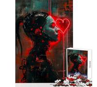 Rompecabezas de 1000 Piezas para Adolescentes Te extraño Juego Familiar Mejora la Memoria Juguetes de decoración para el hogar fortalece el Amor Entre Parejas (38x26cm)