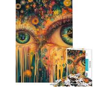 Rompecabezas de 1000 Piezas para Adolescentes Te Veo en Tus sueños Rompecabezas para Adultos Juego Familiar Carrera de Velocidad de Manos cumpleaños y Navidad (Tamaño 38x52cm)