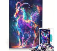 Rompecabezas de 1000 Piezas para Adolescentes, temática cósmica - Capricornio, Juego Educativo, para Relajarse intelectualmente, Juego de desafío único 38x52cm