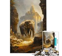 Rompecabezas de 1000 Piezas para Adolescentes Temple Guardian Rompecabezas para Adolescentes Juegos Familiares Mejora la Memoria Juego desafiante Regalo Ideal (Tamaño 38x26cm)
