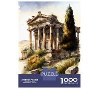 Rompecabezas De 1000 Piezas para Adolescentes Temple of Artemis Turkey Rompecabezas para Adultos Juegos Familiares Corte De Precisión Regalos Y Cumpleaños Únicos 52x38cm/1000pcs