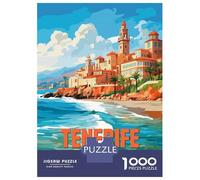 Rompecabezas De 1000 Piezas para Adolescentes Tenerife Spain Coast Rompecabezas para Adultos Juegos De Relajación Regalos De Cumpleaños para Amigos Y Familiares 70x50cm/1000pcs