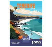 Rompecabezas De 1000 Piezas para Adolescentes Tenerife Spain Rompecabezas para Adultos Juego De Ingenio Juego De Corte De Precisión Regalos Desafiantes 38x26cm/1000pcs