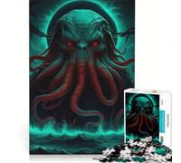Rompecabezas de 1000 Piezas para Adolescentes: Terror Cósmico, Juegos Relajantes, Desafiante de Completar, Mejora el Amor Entre Parejas 38x26cm