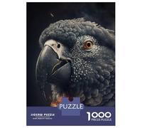 Rompecabezas De 1000 Piezas para Adolescentes The African Grey Rompecabezas para Adultos Juego Práctico Difícil Regalos De Cumpleaños Y Únicos 38x26cm/1000pcs