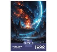 Rompecabezas De 1000 Piezas para Adolescentes The Collision of Two World Rompecabezas para Adultos Juego De Ingenio Una Obra De Arte Regalos para Amigos Y Familiares 52x38cm/1000pcs
