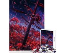 Rompecabezas de 1000 Piezas para Adolescentes: The Crimson Blade Juguetes antiestrés Regalos geniales y Juego Educativo con Piezas aleatorias Que se entrelazan (tamaño 50x75cm)