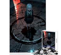 Rompecabezas de 1000 Piezas para Adolescentes The Crimson Summoner - Dark Ritual Girl Juguete para decoración de Pared Regalo de cumpleaños Juego Educativo Ayuda a ejercitar el Cerebro tamaño 38x52cm