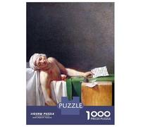 Rompecabezas De 1000 Piezas para Adolescentes The Death of Marat Rompecabezas para Adultos Juegos Familiares Regalos para Mujeres Cumpleaños 70x50cm/1000pcs