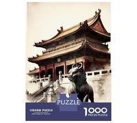 Rompecabezas De 1000 Piezas para Adolescentes The Forbidden City China Rompecabezas para Adultos Juego Familiar Decoración del Hogar Regalos para Reducir El Estrés 70x50cm/1000pcs