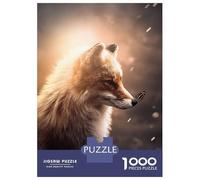 Rompecabezas De 1000 Piezas para Adolescentes The Fox and Butterfly Glow Rompecabezas para Adultos Juego Práctico Pero Divertido Y Humorístico Regalos para Reducir El Estrés 52x38cm/1000pcs