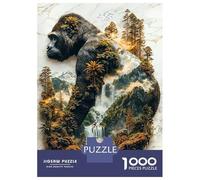 Rompecabezas De 1000 Piezas para Adolescentes The Gorillas Verdant Reign Rompecabezas para Adolescentes Juguetes Antiestrés Difícil Gran Regalo para Jugar 52x38cm/1000pcs