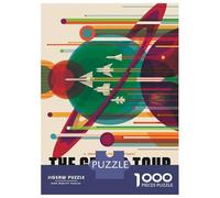 Rompecabezas De 1000 Piezas para Adolescentes The Grand Tour Rompecabezas para Adultos Juego De Ingenio Juego De Corte De Precisión Regalos Desafiantes 52x38cm/1000pcs