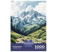 Rompecabezas De 1000 Piezas para Adolescentes The Haute Route France and Switzerland Rompecabezas para Adultos Juguetes Antiestrés Corte De Precisión Regalos para Amigos Y Familiares 52x38cm/1000pcs