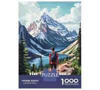 Rompecabezas De 1000 Piezas para Adolescentes The Long Range Traverse Canada Rompecabezas para Adultos Juegos Divertidos Desafío Difícil para Cumpleaños, Navidad 52x38cm/1000pcs