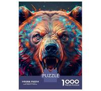 Rompecabezas De 1000 Piezas para Adolescentes The Mighty Bear Rompecabezas Juegos Relajantes Regalos para Mujeres Cumpleaños 38x26cm/1000pcs