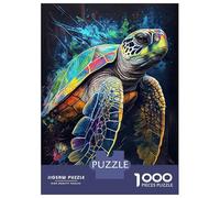 Rompecabezas De 1000 Piezas para Adolescentes The Patient Turtle Rompecabezas para Adultos Juego De Ingenio Una Obra De Arte Gran Regalo para Jugar 70x50cm/1000pcs