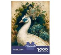 Rompecabezas De 1000 Piezas para Adolescentes The Peacock Rompecabezas Juegos Relajantes Decoración De Pared Regalos para Amigos Y Familiares 52x38cm/1000pcs