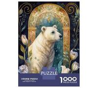 Rompecabezas De 1000 Piezas para Adolescentes The Polar Bear Rompecabezas para Adultos Juegos Divertidos Decoración Cumpleaños, Navidad 70x50cm/1000pcs